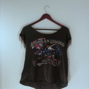 Eagle Motorcycle Graphic Tee by TMD